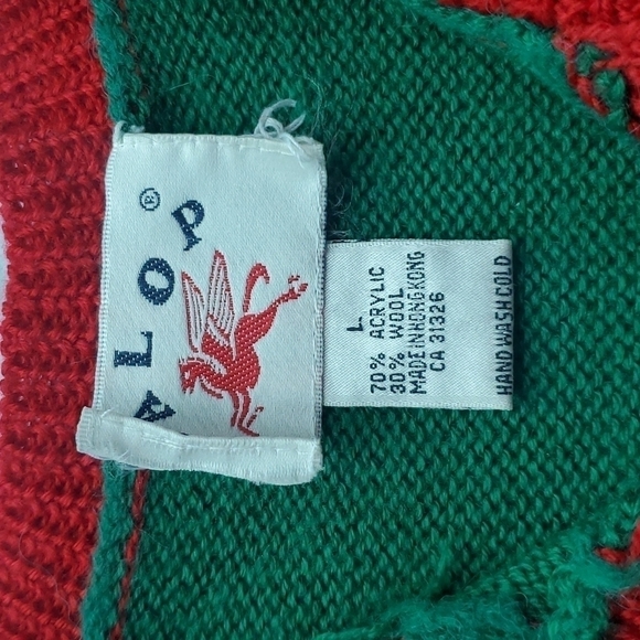 Kids Ugly Christmas Button up Cardigan Acrylic & Wool - Picture 11 of 15